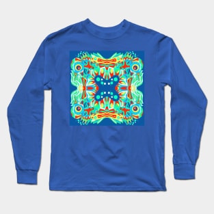 mayan alien knight ecopop Long Sleeve T-Shirt